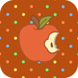 りんごの絵柄のアイコン