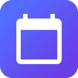 カレンダーの絵柄のアイコン